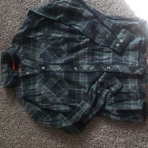 Mens button down flannel